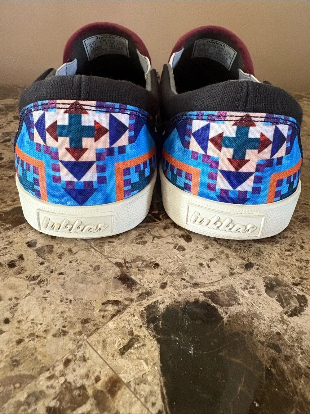 Inkkas Slip-On Floral Pattern Women’s Sneakers